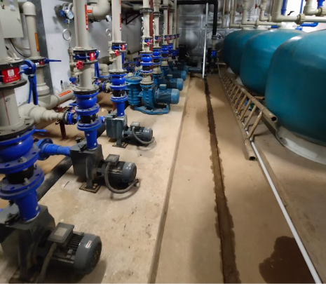 宅男天堂污污视频設備有循環水泵、砂缸